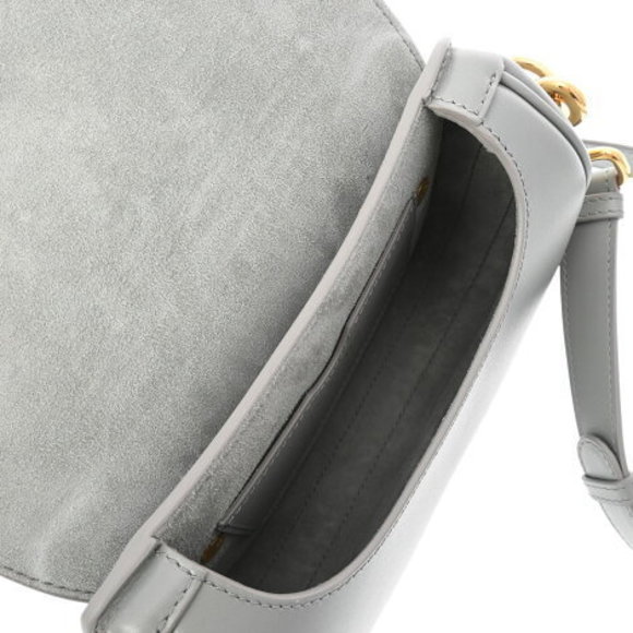 CHRISTIAN DIOR Bobby Small Bag Grey Calf Shoulder - Picture 10 of 12
